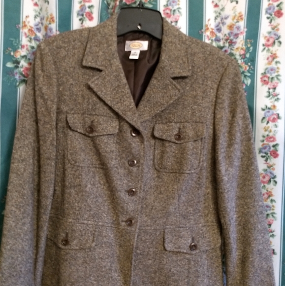 Lovely Talbots brown tweed jacket! - Picture 1 of 6